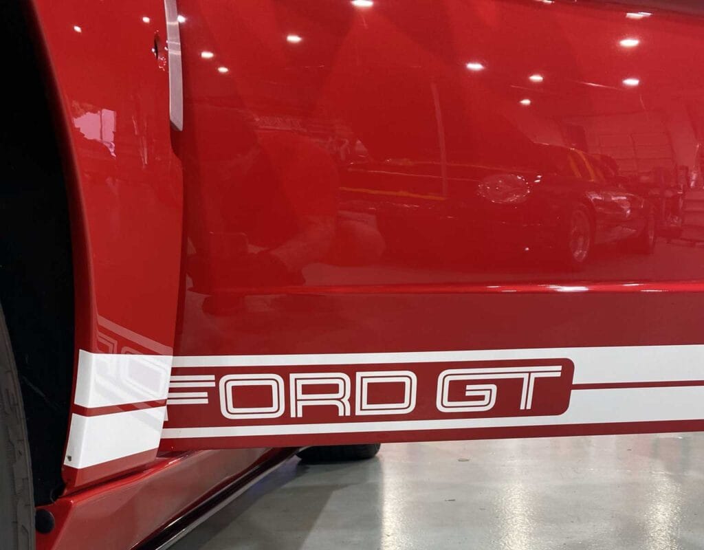 Ceramic coating driver door 2006 Ford GT