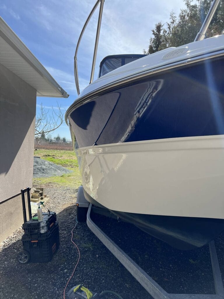 Exterior Boat Polishing