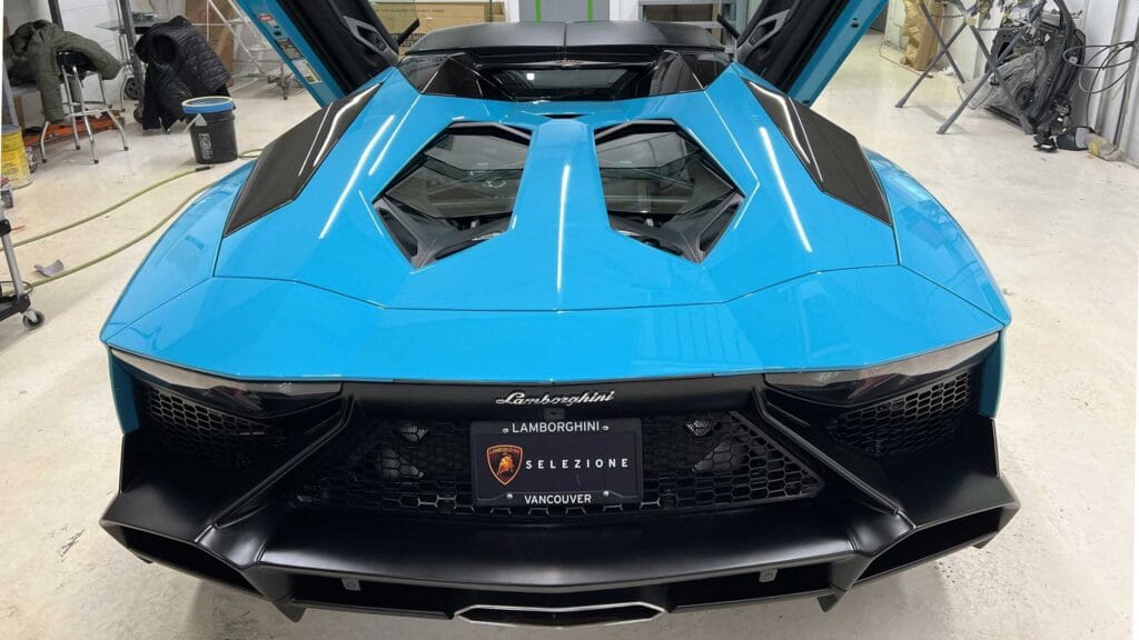 lamborghini paint correction