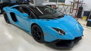Lamborghini paint correction